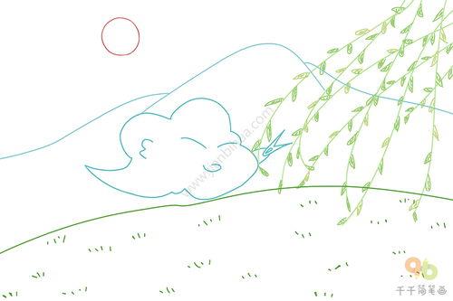 古诗画图片简笔画大全,古诗画简笔画艺术赏析