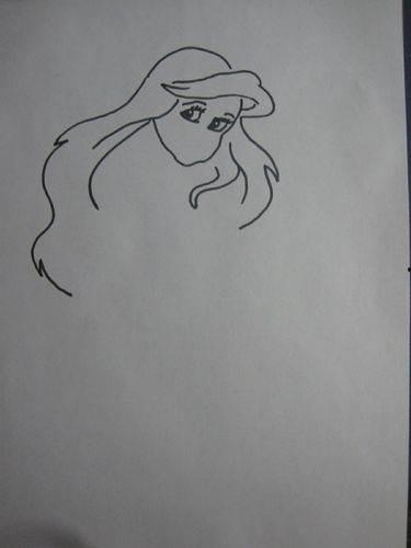 简单画美人鱼图片大全,绘卷中的海洋精灵