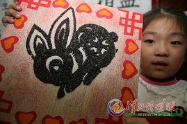 粮食粘贴画大全图片,创意无限，美食文化新篇章