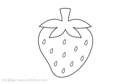 草莓画画图片大全